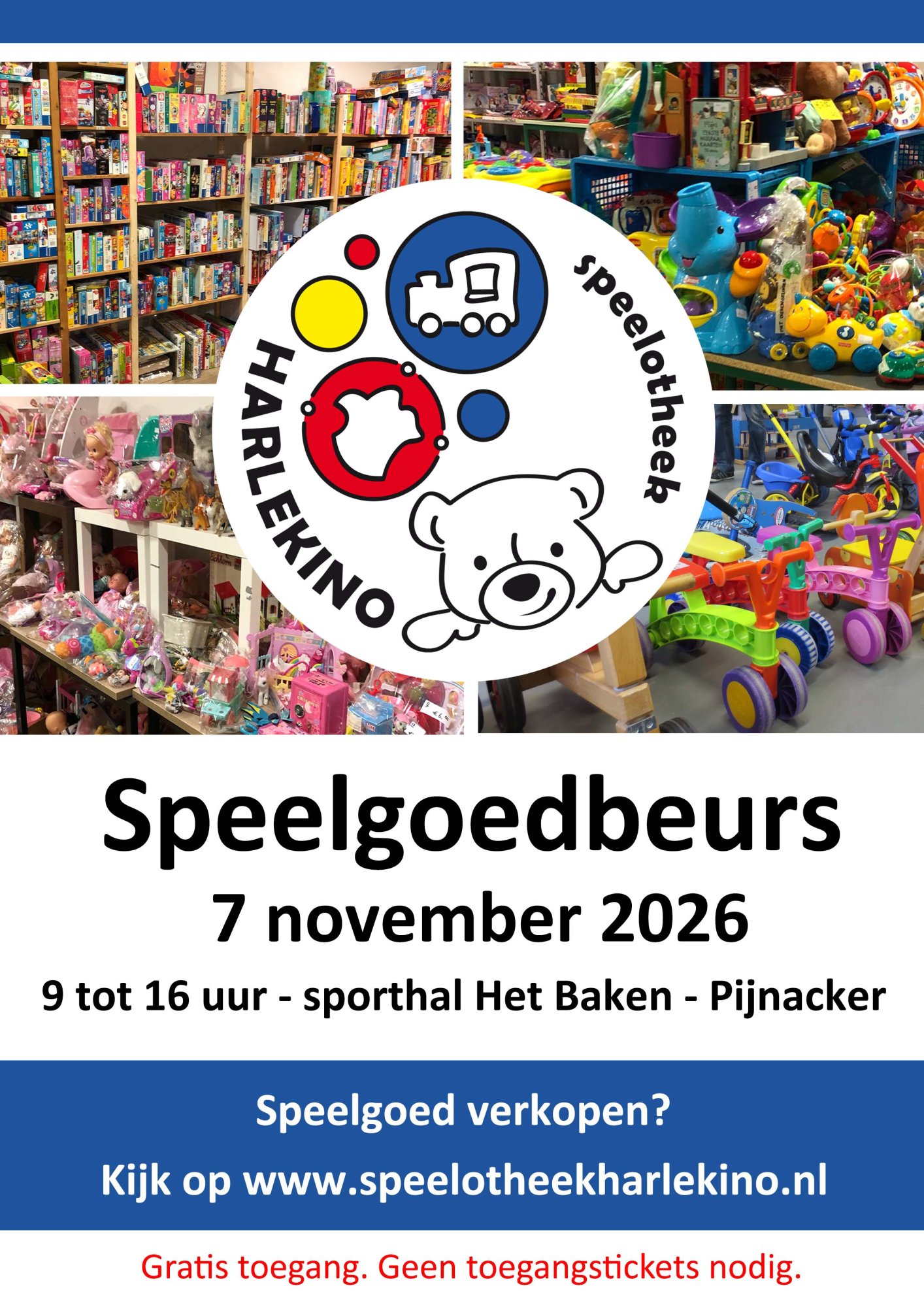 Harlekino speelgoedbeurs